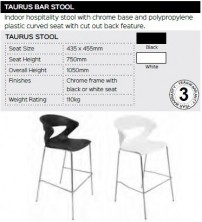 Taurus Stool Range And Specifications